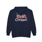American Flag "Citizen" Full-Zip Hoodie — Patriotic USA Jacket