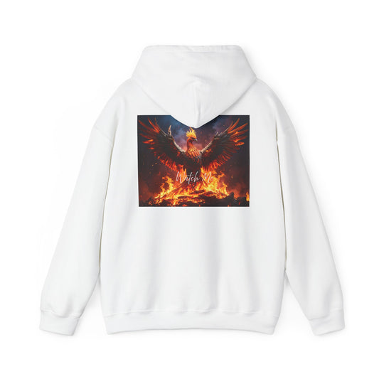 Phoenix Rise Unisex Hoodie, Motivational Sweatshirt, Gift for Him/Her, Cozy Fall Style, Casual Wear