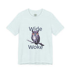 Wide Woke Owl T-Shirt — Illustrated Owl Graphic Tee