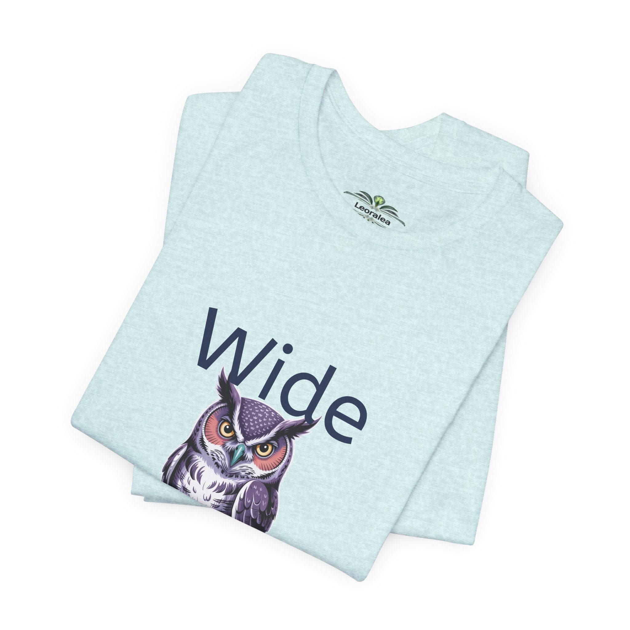 Wide Woke Owl T-Shirt — Illustrated Owl Graphic Tee
