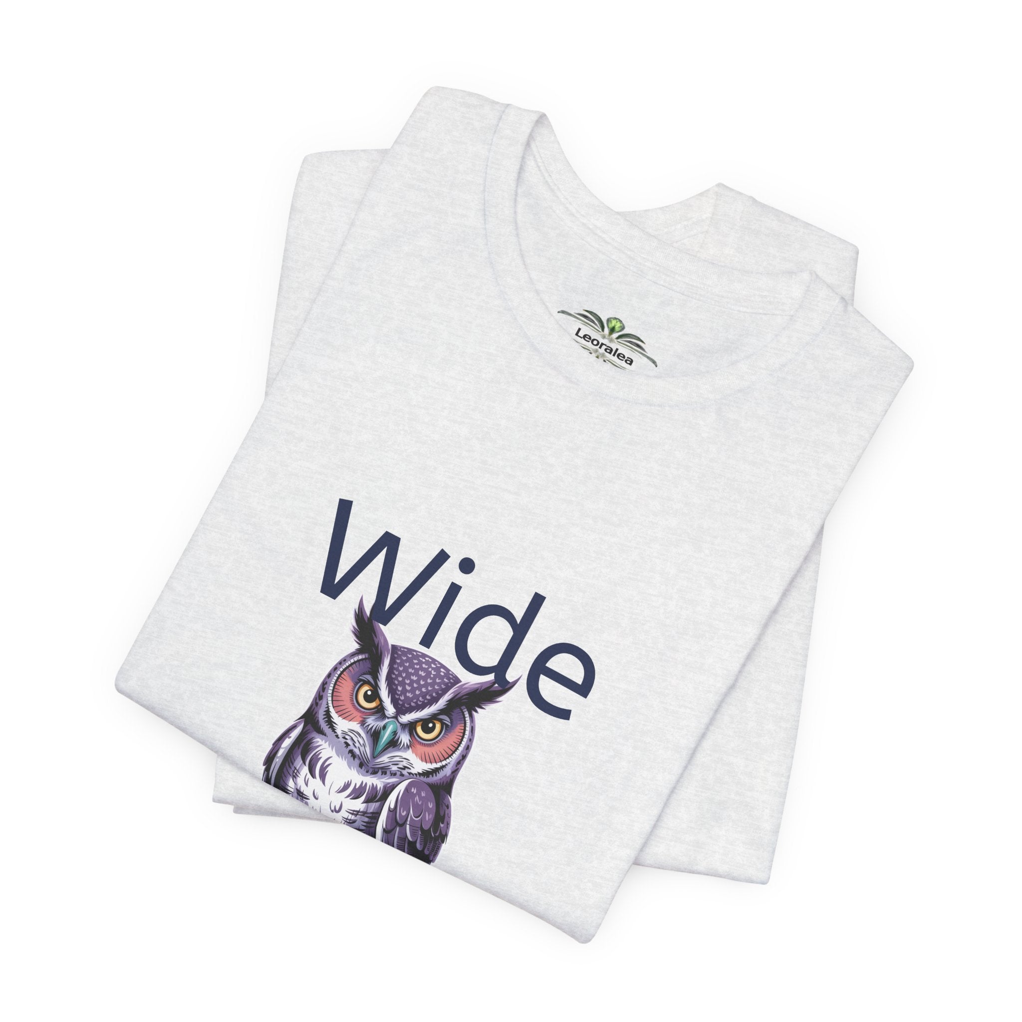 Wide Woke Owl T-Shirt — Illustrated Owl Graphic Tee