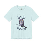 Wide Woke Owl T-Shirt — Illustrated Owl Graphic Tee