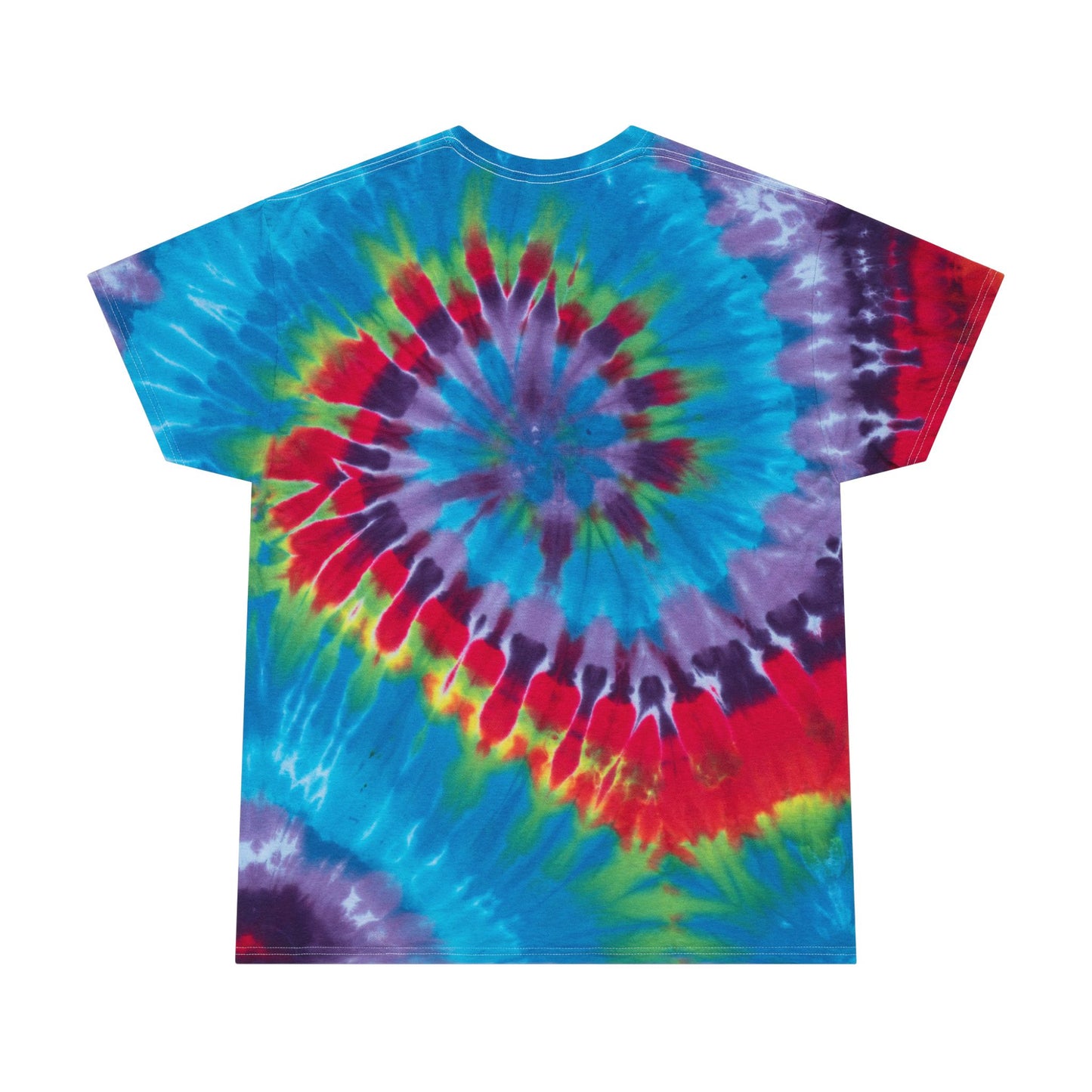 Spiral Tie-Dye Tee with 'Wide Woke' Design | Boho Vibe T-Shirt for Everyday Wear, Summer, Festivals, Gifts, Casual Style