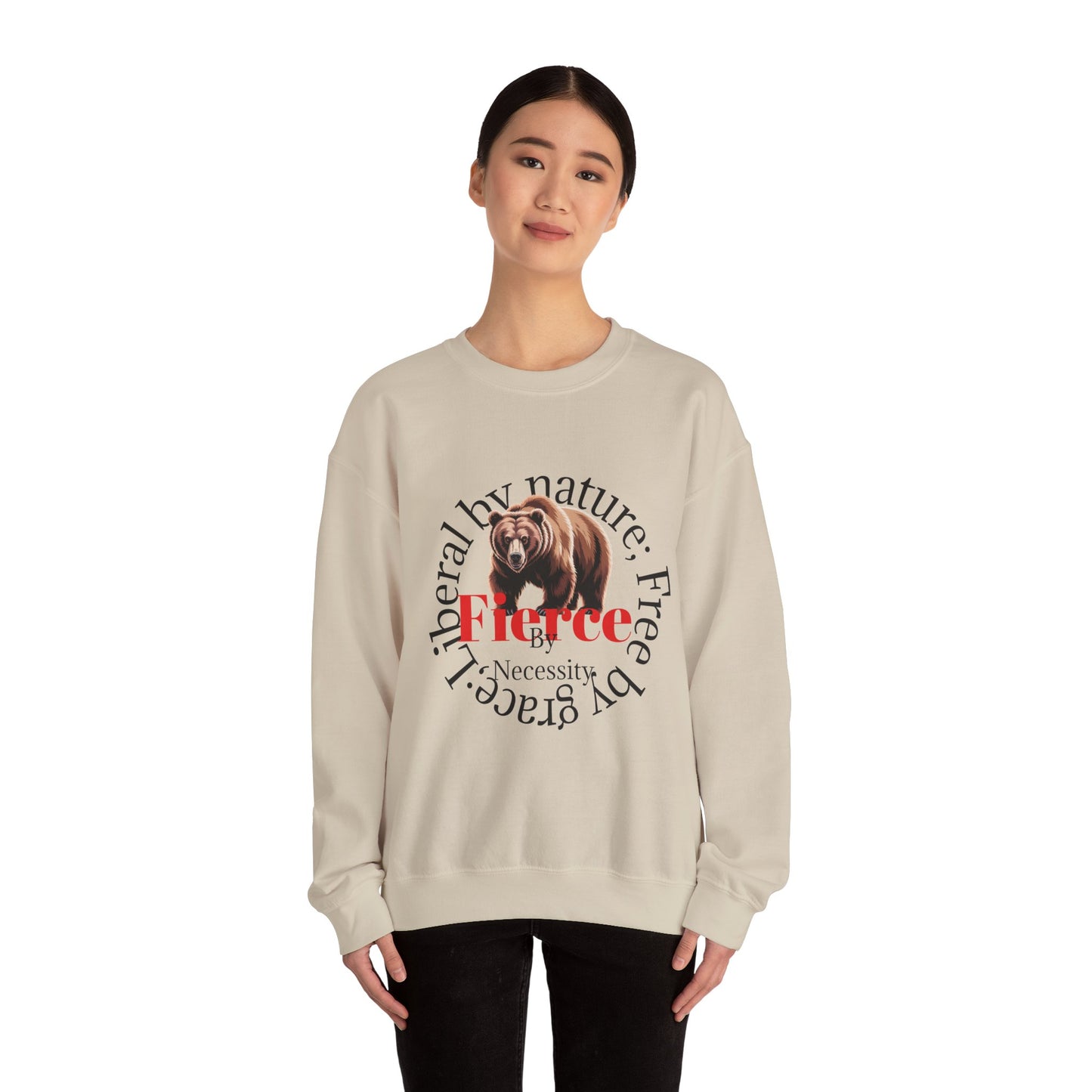 Cozy Bear Graphic Sweatshirt | Unisex Crewneck, Gift for Nature Lovers, Fall Fashion, Outdoor Adventures, Wildlife Enthusiasts