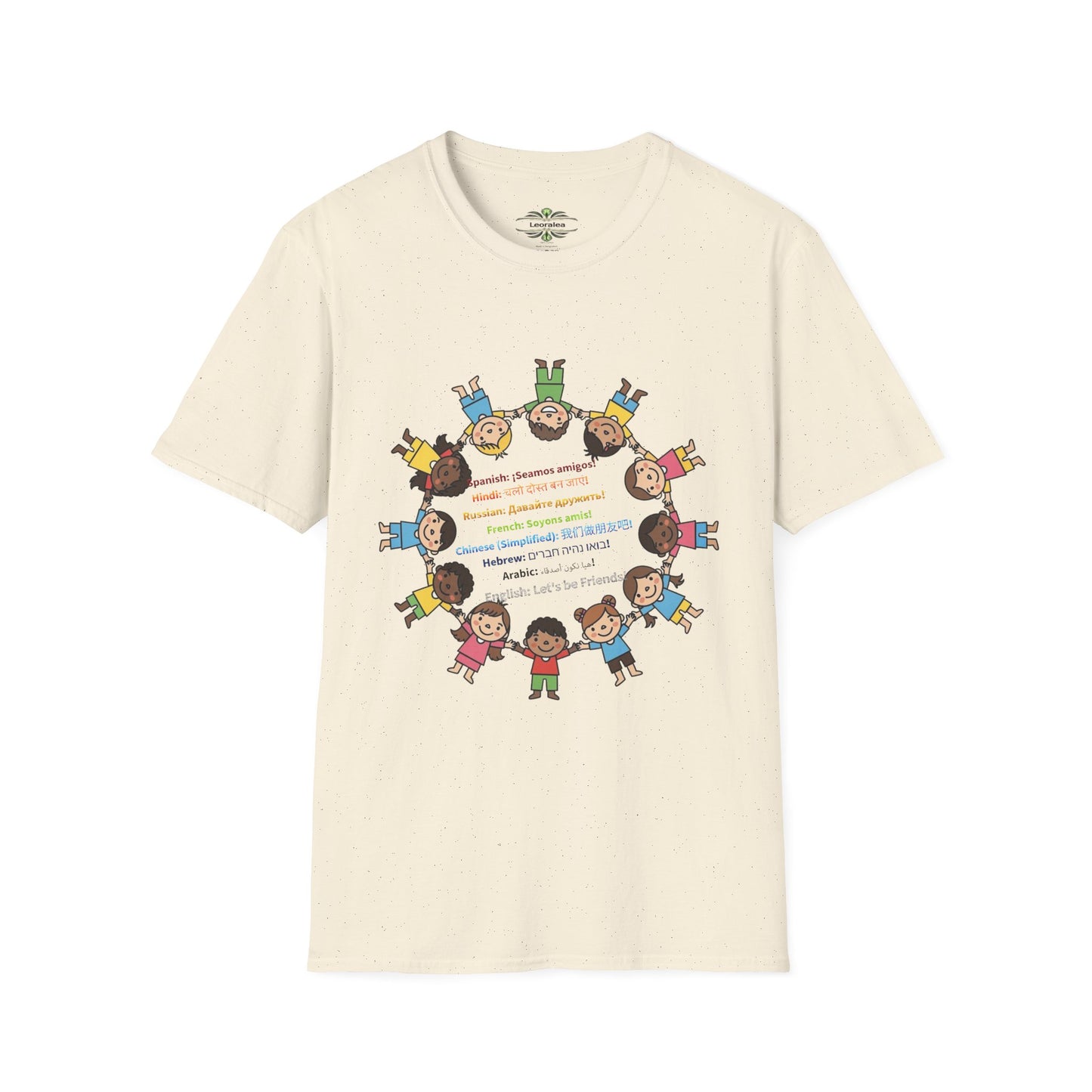 Unisex Softstyle "Let's be Friends!" T-Shirt