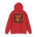 Phoenix Flame Hoodie — "Think I Won't? Watch Me" Inspirational Graphic Sweatshirt