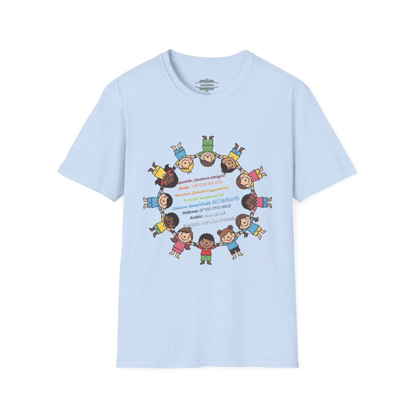 Unisex Softstyle "Let's be Friends!" T-Shirt