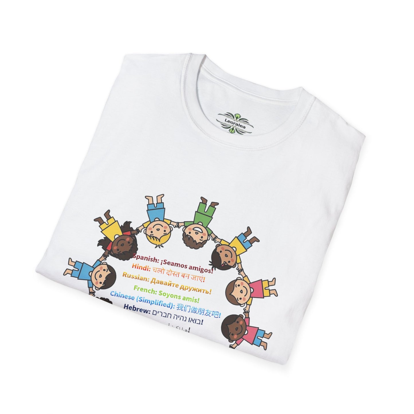 Unisex Softstyle "Let's be Friends!" T-Shirt