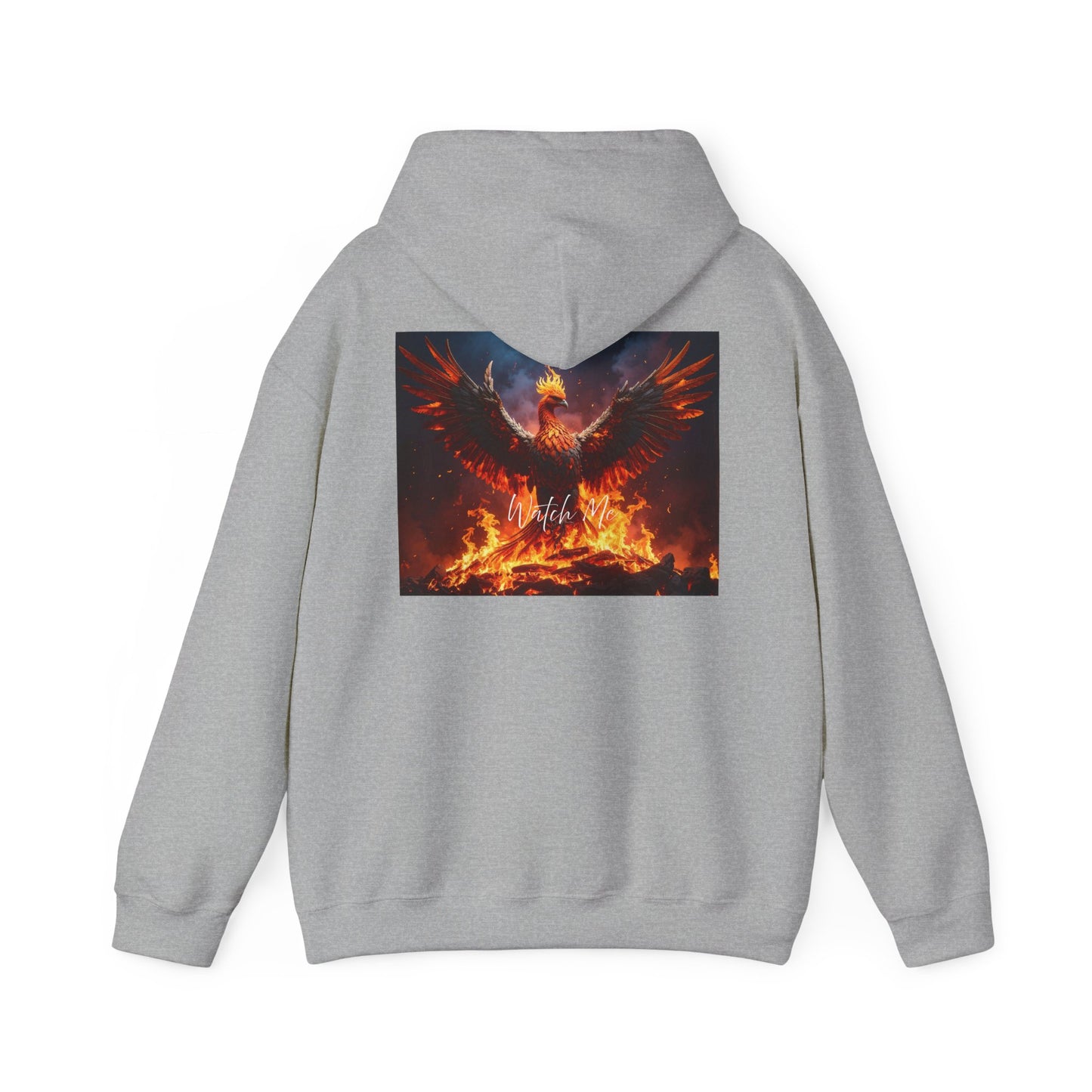 Phoenix Rise Unisex Hoodie, Motivational Sweatshirt, Gift for Him/Her, Cozy Fall Style, Casual Wear