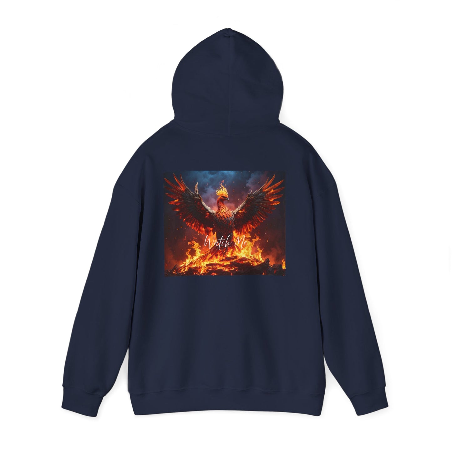 Phoenix Rise Unisex Hoodie, Motivational Sweatshirt, Gift for Him/Her, Cozy Fall Style, Casual Wear