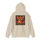 Phoenix Flame Hoodie — "Think I Won't? Watch Me" Inspirational Graphic Sweatshirt