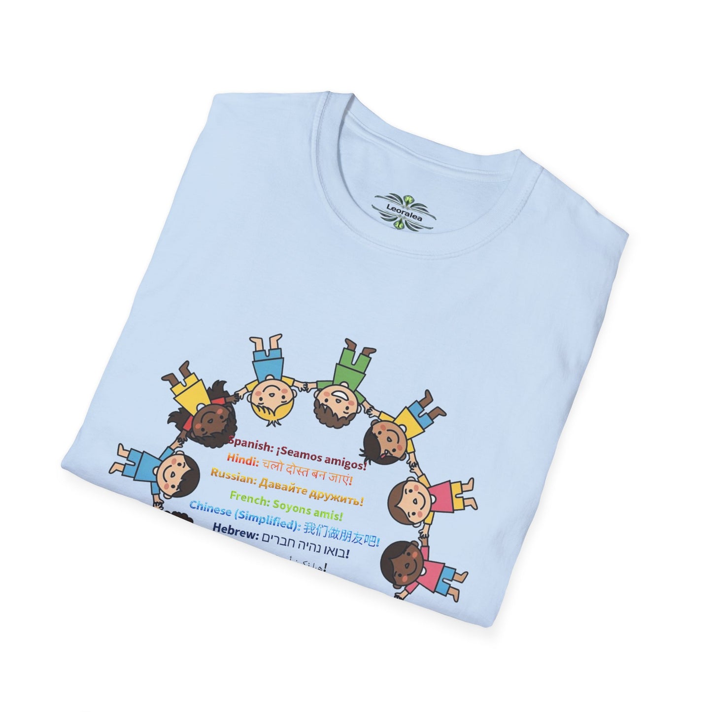 Unisex Softstyle "Let's be Friends!" T-Shirt