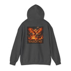 Phoenix Flame Hoodie — "Think I Won't? Watch Me" Inspirational Graphic Sweatshirt