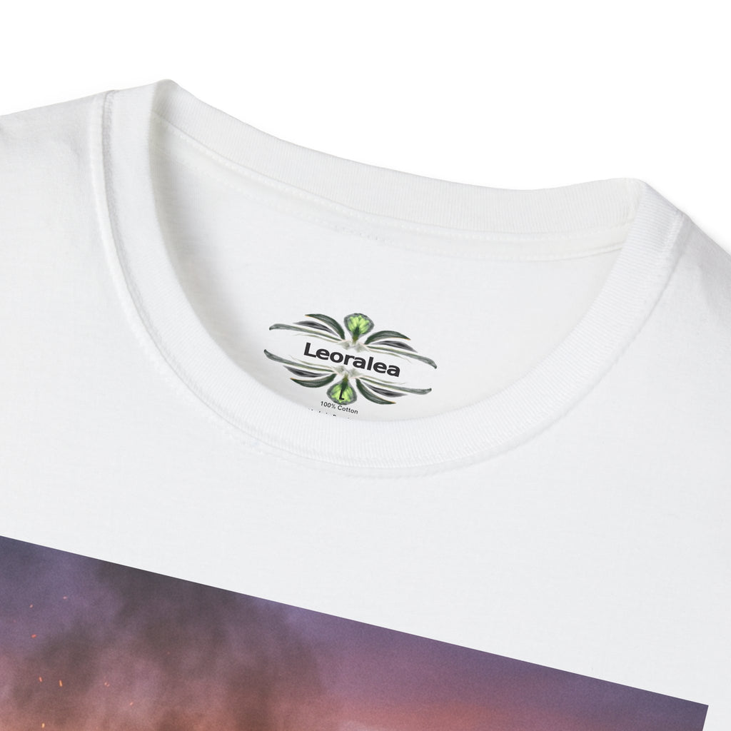 T-Shirt — 'LIBERAL' Burning Sign Graphic with Isaiah 3:28 Quote