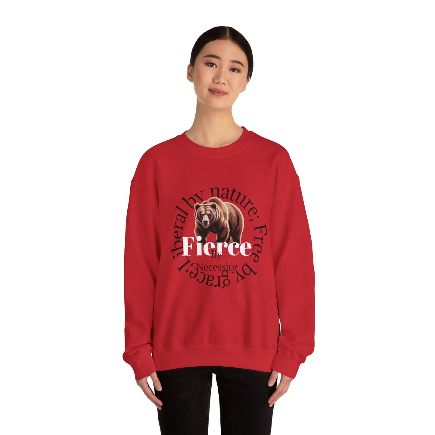 Cozy Bear Graphic Sweatshirt | Unisex Crewneck, Gift for Nature Lovers, Fall Fashion, Outdoor Adventures, Wildlife Enthusiasts