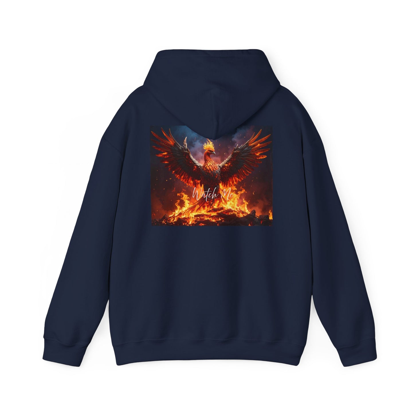 Phoenix Rise Unisex Hoodie, Motivational Sweatshirt, Gift for Him/Her, Cozy Fall Style, Casual Wear