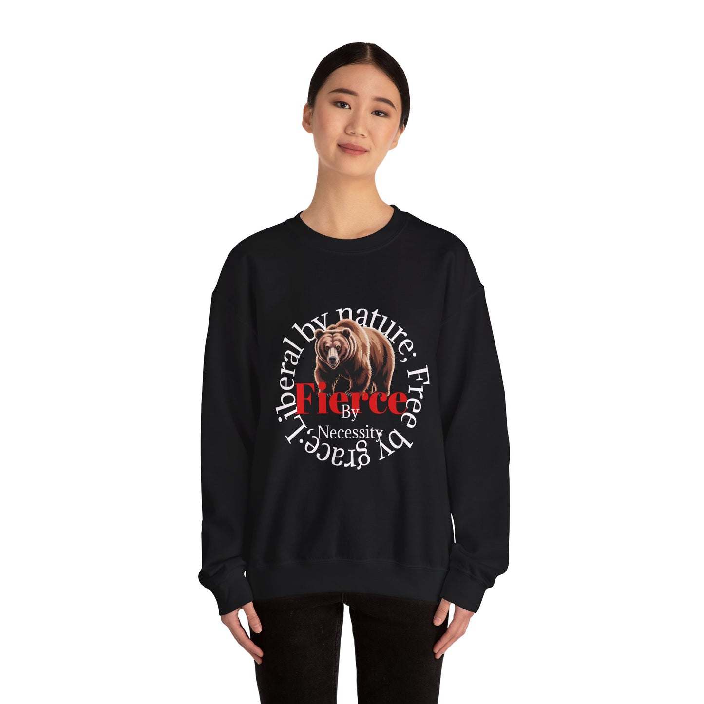 Cozy Bear Graphic Sweatshirt | Unisex Crewneck, Gift for Nature Lovers, Fall Fashion, Outdoor Adventures, Wildlife Enthusiasts