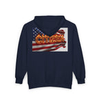 Citizen Flag Zip Hoodie — Patriotic USA Full-Zip Sweatshirt