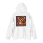 Phoenix Flame Hoodie — "Think I Won't? Watch Me" Inspirational Graphic Sweatshirt